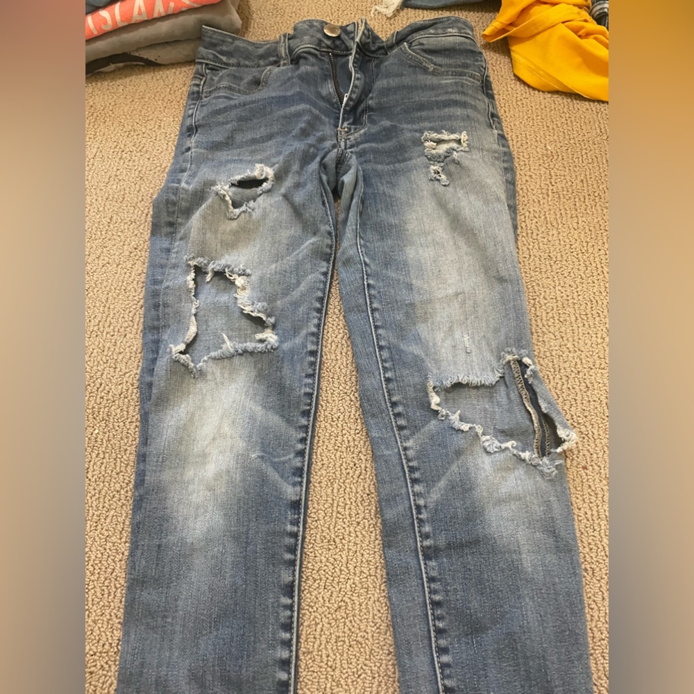 american eagle jeans size 0